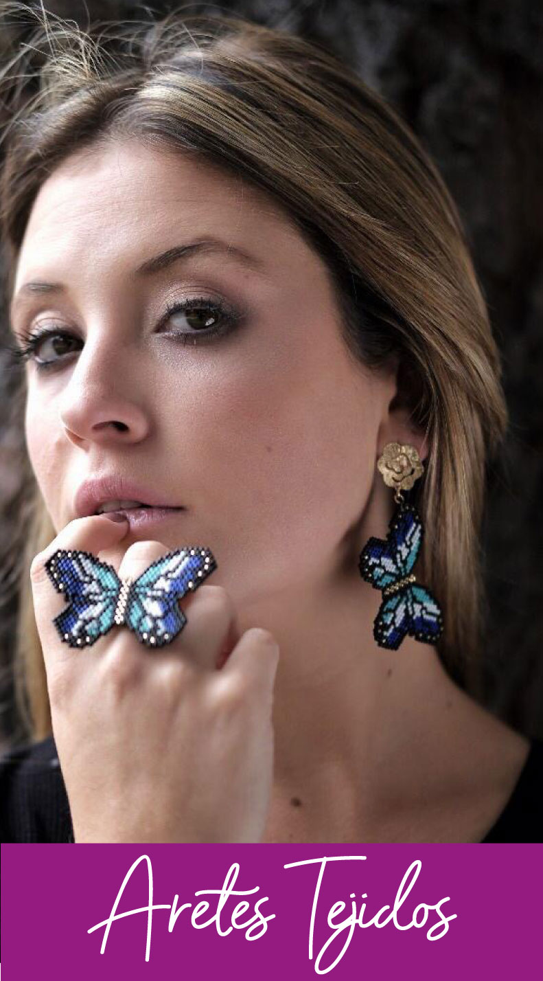 Aretes Tejidos