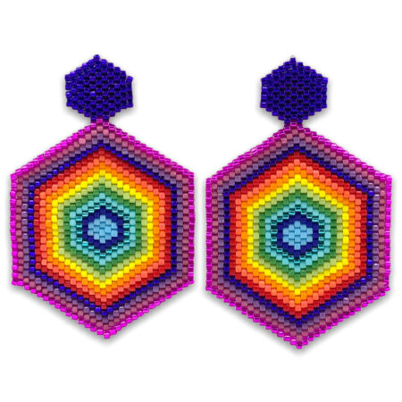 Aretes Hexágonos Rainbow