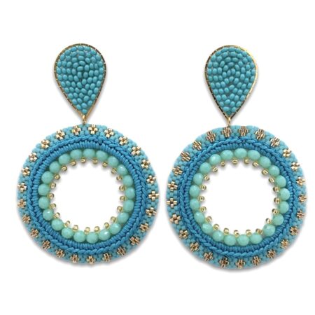 Aretes Martina Verde Menta
