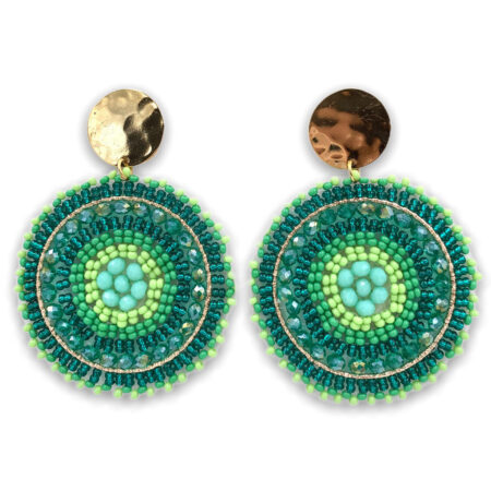 Aretes Amina Verdes